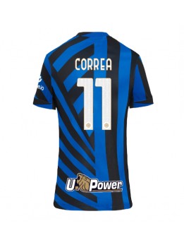 Billige Inter Milan Joaquin Correa #11 Hjemmedrakt Dame 2024-25 Kortermet